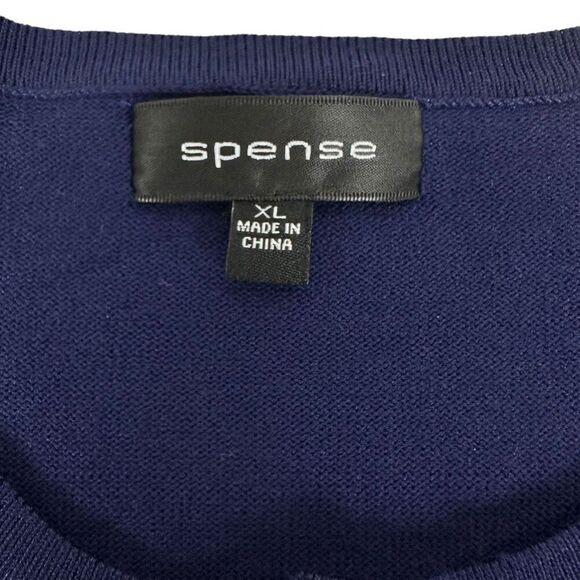 Spense Purple Button Front Cardigan 3/4 Sleeves XL - Picture 3 of 5